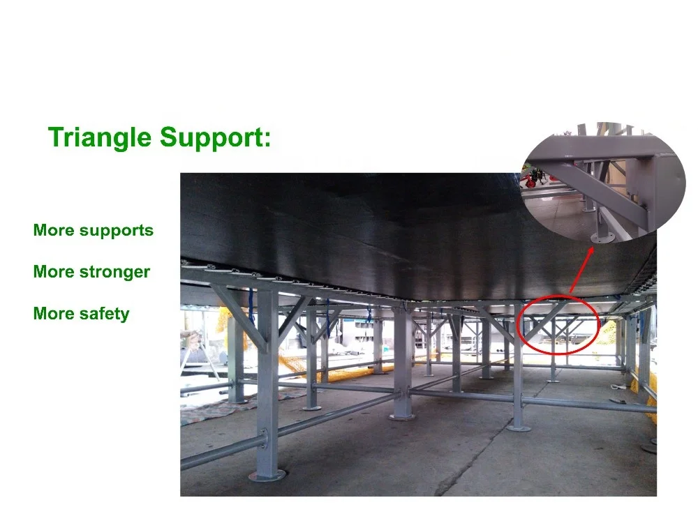 Yonglang Trampolines Galvanized Steel Indoor Bungee Trampoline Park YL-BC008