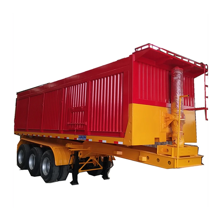 Tipper Car Trailers Carrier Trucks Trailer Pj Dump Semi Trailer Truck