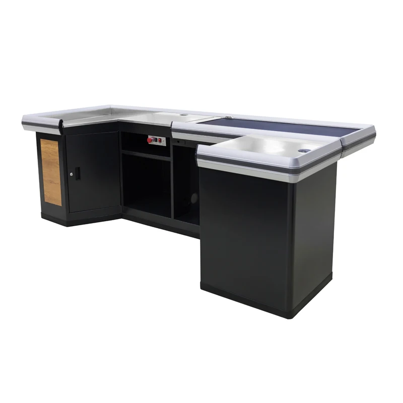 Luxury Shop Cash Table Register Retail metal Counter Cashier Desk Store Boutique Checkout Counters for Sale