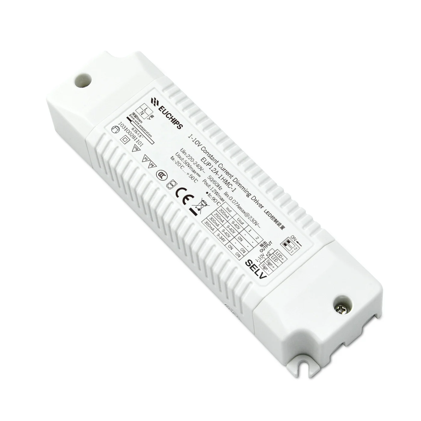 Hot Selling Good Quality Original 12w Led Constant Current dimmable 0-10V driver