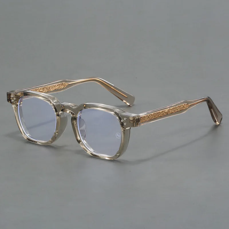 Japanese Style Luxury Thick Frame Blue Light Blocking Optical Glasses Women Vintage Round Eyewear Eyeglasses Frames For Men