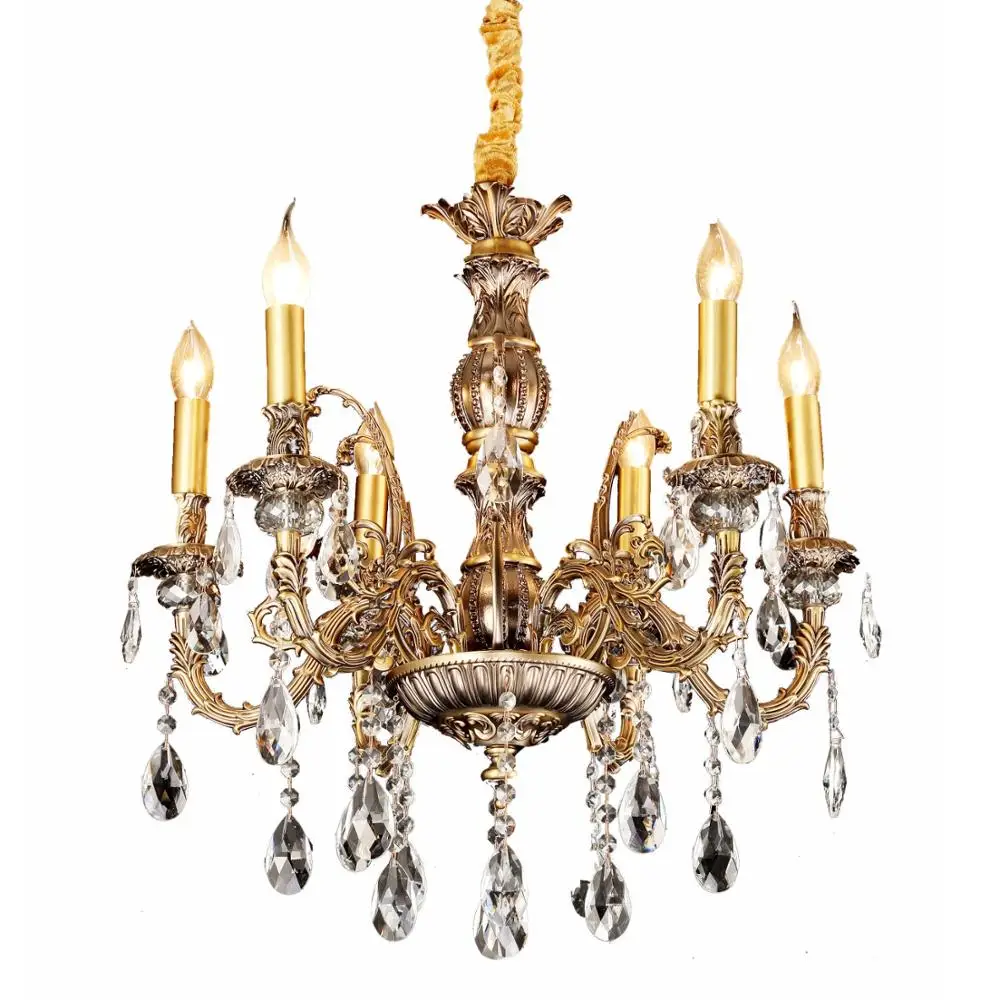 Led Ceiling Lamp Fixture Fittings Crystal Chandelier Pendant Lights Hanging Iron Modern Indoor Lighting European 3 PCS Silver 80