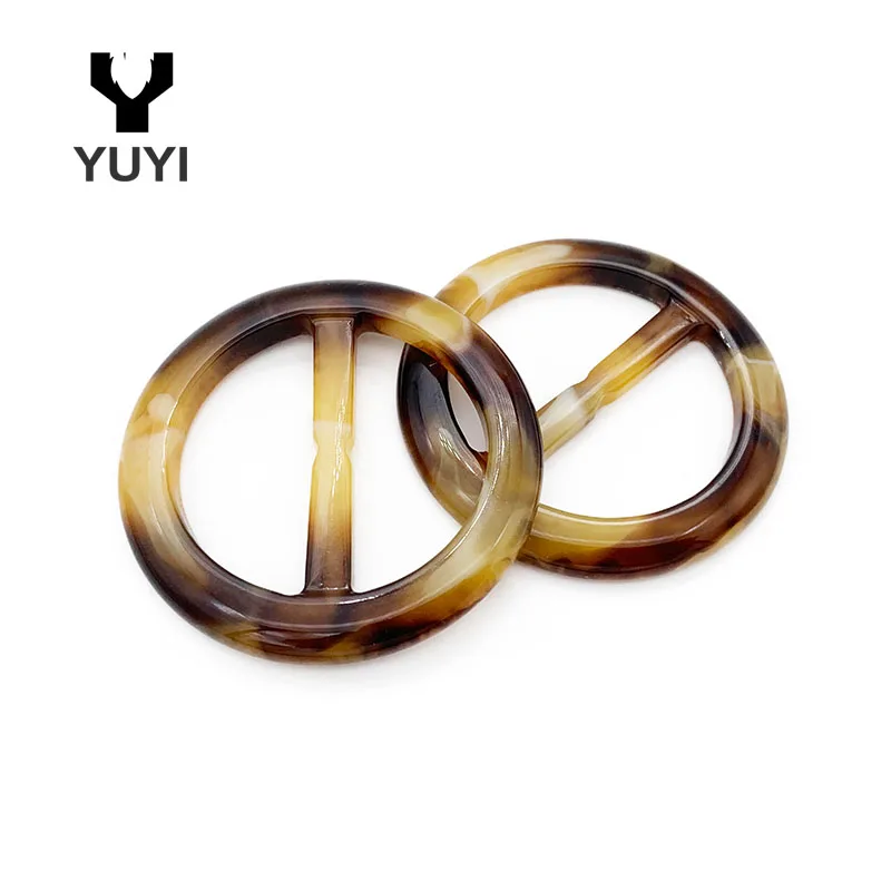 decorative rectangular round  buckle  resin  buckle