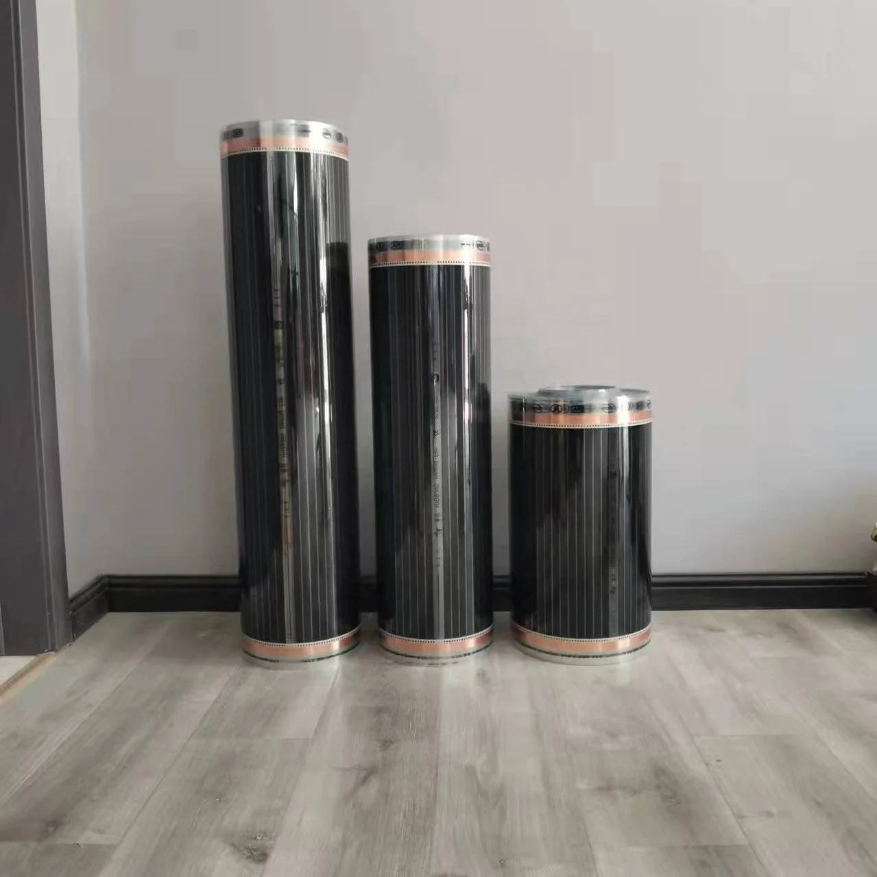 OEM Wholesale Korea PTC Far Infrared 12v-240v 60w-800w Underfloor System Electric Carbon Warm Floor Heating Film