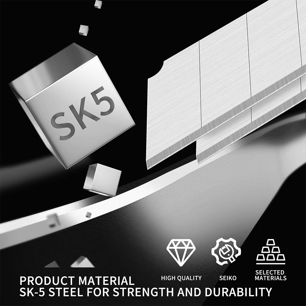 18 мм Универсальные лезвия для ножей режущие офисный нож SK5 выдвижных и