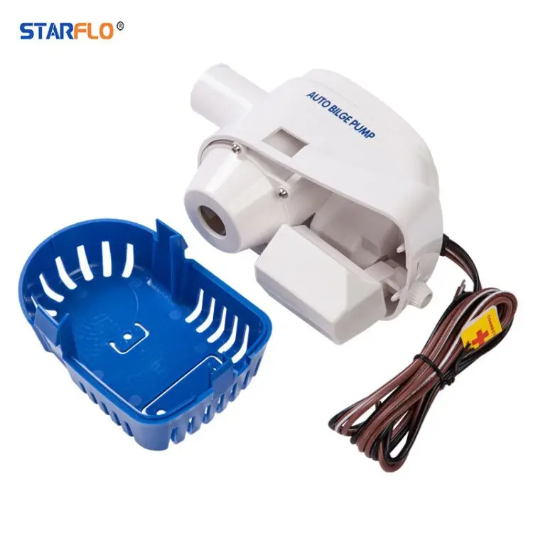 STARFLO 600GPH 12V DC Automatic Marine Boat Drainage Bilge Submersible Water Pump With Float Switch