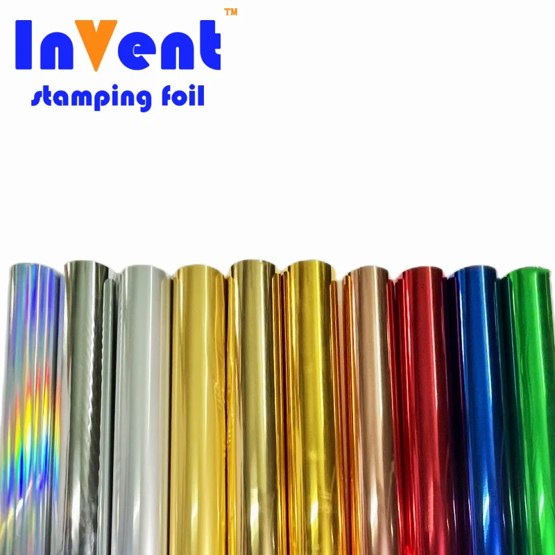 INVENT FOIL Customized Toner Reactive Foil Multifunctional UV Digital Printing  Hot Stamping Foil rolls