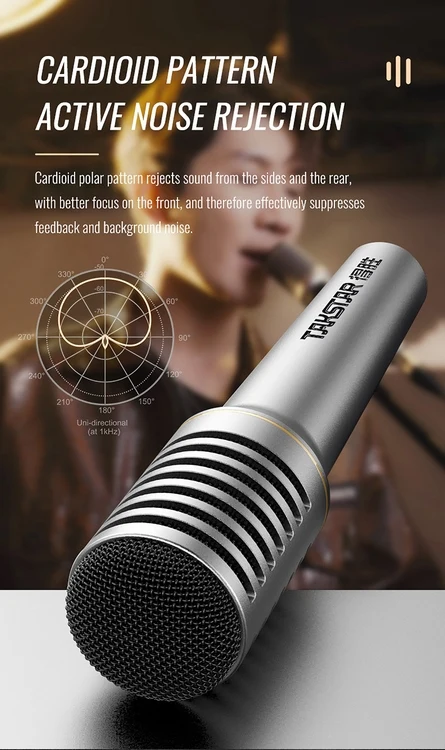 TAKSTAR TA-68 Profession Dynamic Microphone Dynamic Handheld Cardioid Condenser Wireless Microphone