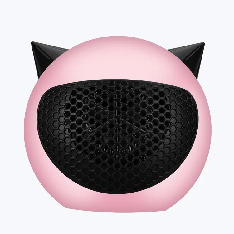 Hot Selling Portable Fan Heater 500W PTC Home Electric Room Fan Heater with Thermostat with tip-over switch factory wholesale