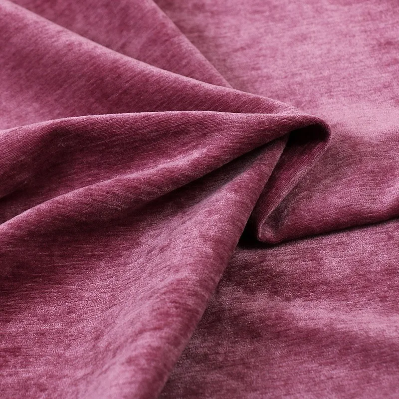 2024 New 100% Polyester Chenille Sofa Fabric 320gsm Weight for Garments like Pants and Jackets Manufactured for Wholesale
