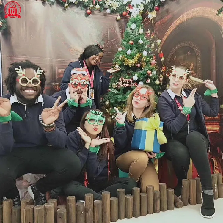 New Arrival Creative Christmas Decorative Glasses Frames Adults and Kids Party & Funny Masks Wholesale Holiday Supplies Gifts