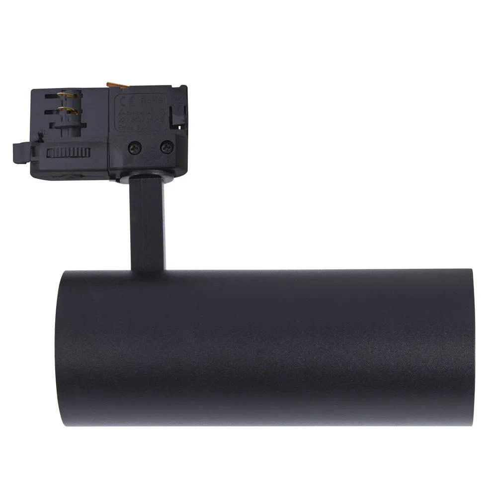 Modern Commercial Wireless Showroom Lighting Fixture 220v 30w 3 Phase 4 Wires Led Spot Track Lights