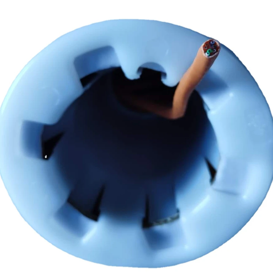 Pair Power Lan Cable Patch Cord With Pull Box- 0.57Mm Orange Passed Fluke Link 90Metertest Lan Cable