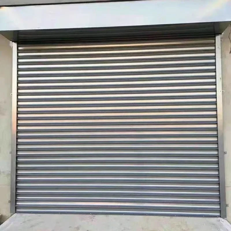 Electric Steel Rolling Shutter Roll up Garage Door Panel Material