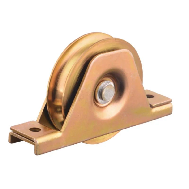 120mm Trapezoidal Triangular Pulley /Gate Wheel (double bearing, Y/V/U groove)