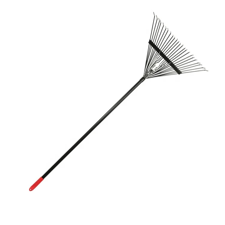 ESD Heavy Duty Garden Tool Leaf and Lawn Rake With Handle