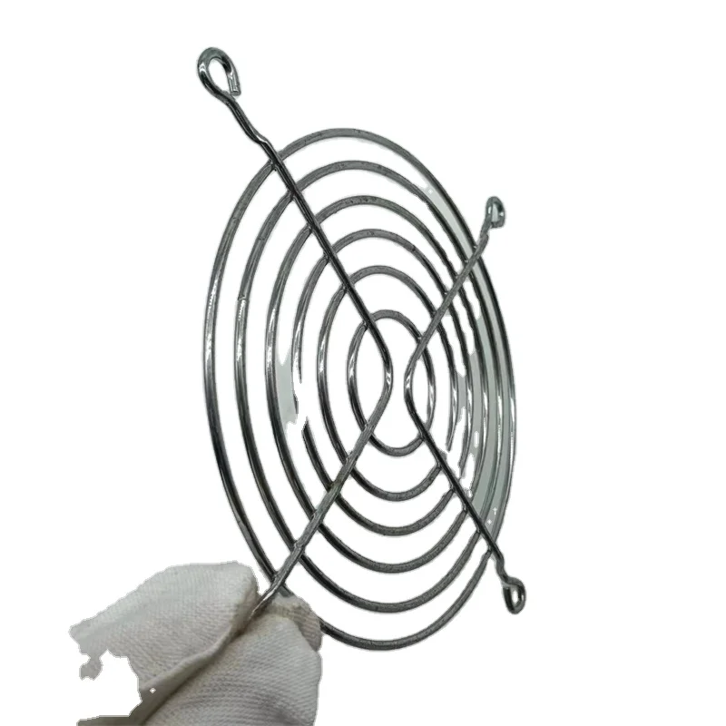 OEM ODM Custom 60-250mm Metal Fan Finger Guard Protection Cooling Fan Grill 60mm 80mm 90mm 120mm 150mm Fan Accessaries