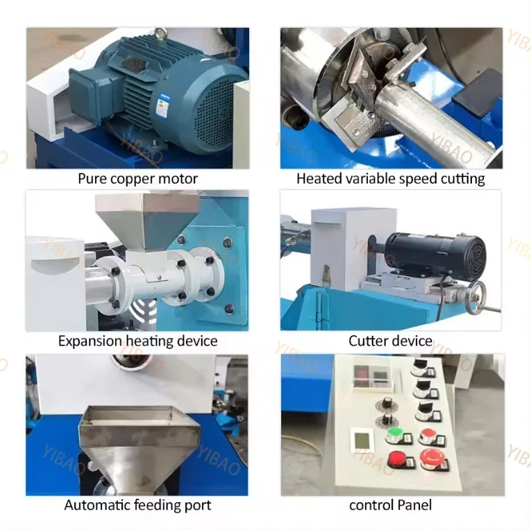 Fish feed process machinery / Sinking fish food production line