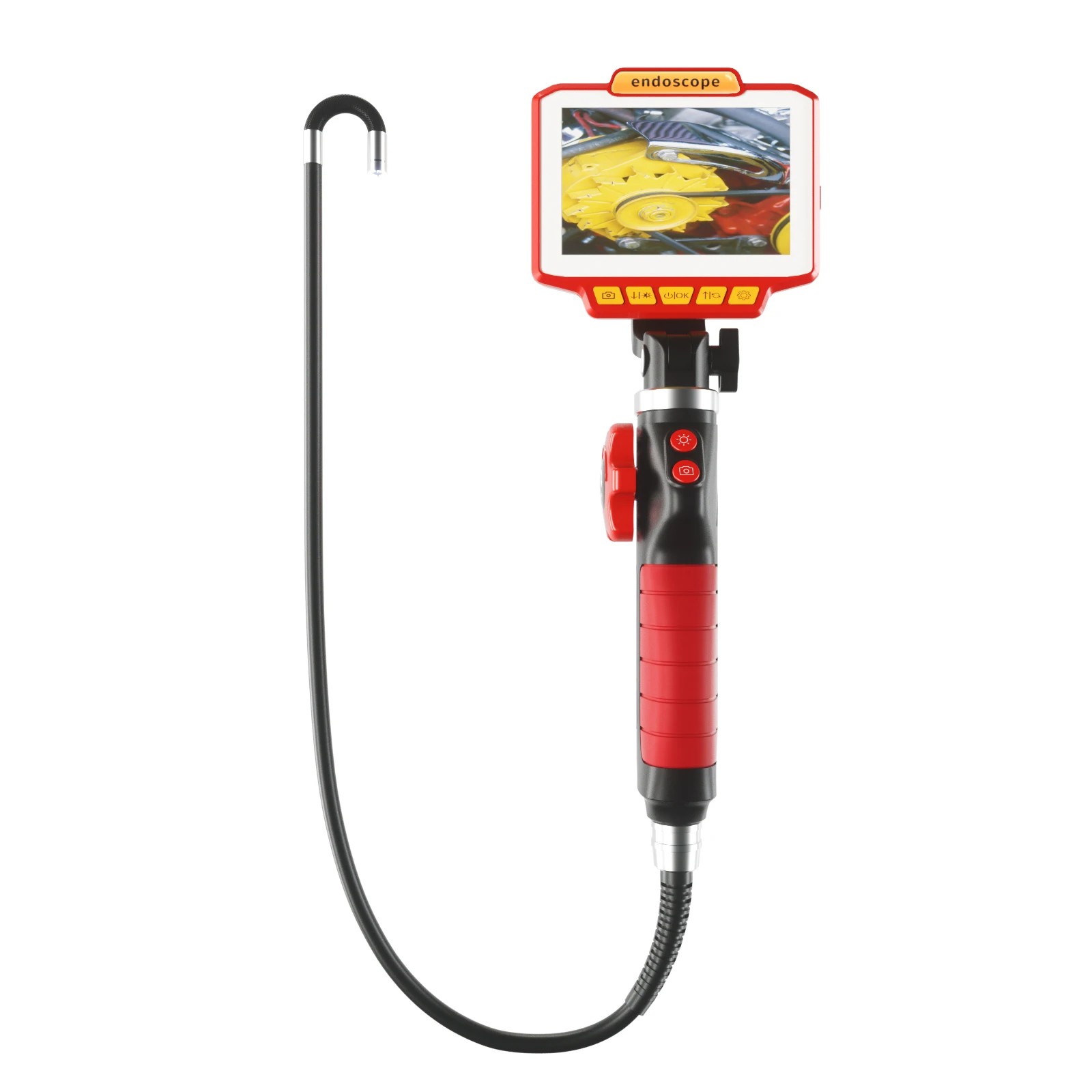 1080P 8MM 180 Degree Steering Industrial Borescope Endoscope Camera Pipe Inspection Camera