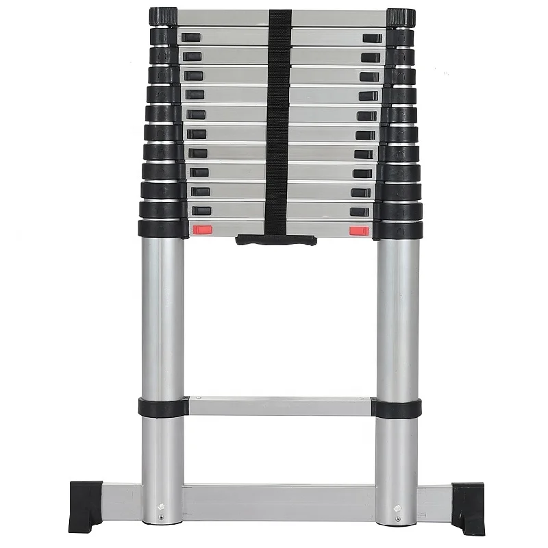 Soft Closing Aluminum Retractable Telescopic Ladder