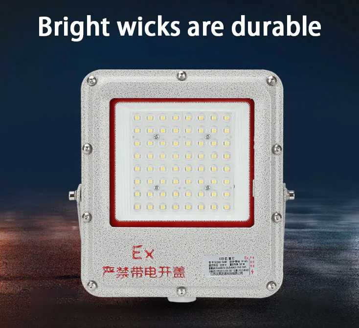 Led Light Zone ATEX Certified Explosion Proof Floodlight Easy Install Led Explosion-proof Industrial Lights