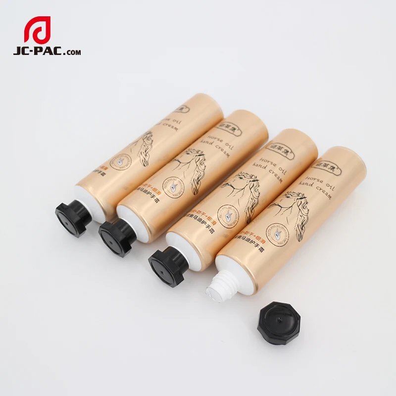 
Hot Stamping Surface Handling And Cosmetics Usage Hand Cream Packaging Tubes Cosmetic Plastic Tube Packaging for Baby Lotion 