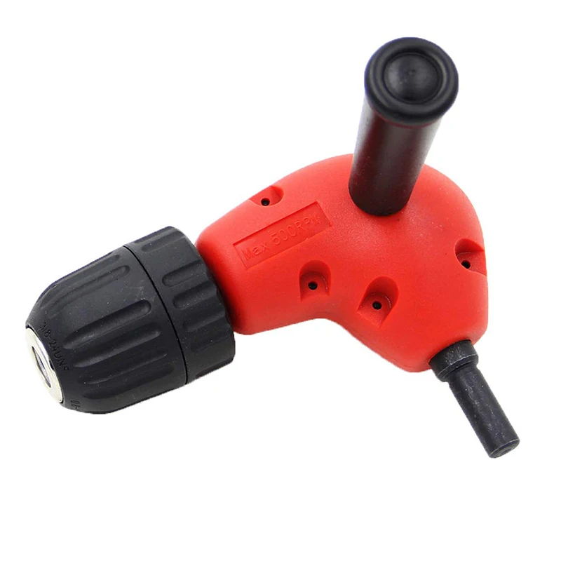 Plastic 90 Degree Chuck Key Handle Adapter For Right Angle Drill Attachment Drives Electric Drill