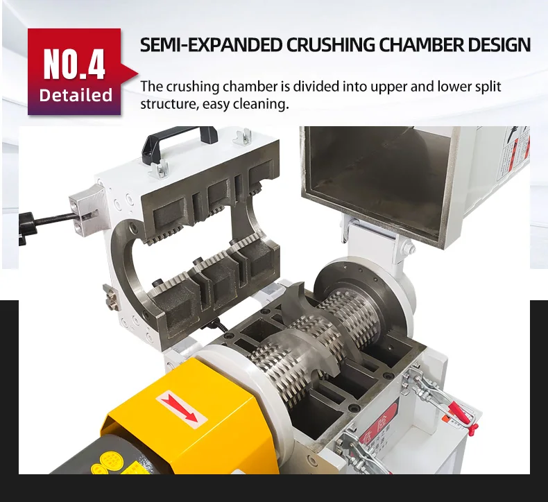 Pengqiang ZILI Low Speed CE 3HP Recycling Shredder Plastic Bottle Crushing Machine Plastic Crusher Pulverizer PQ-ZL03HP