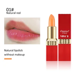 New Promotion private label Vegan Lipgloss Color Change Lipstick Carrot Natural Plants Ingredients Halal Lipstick