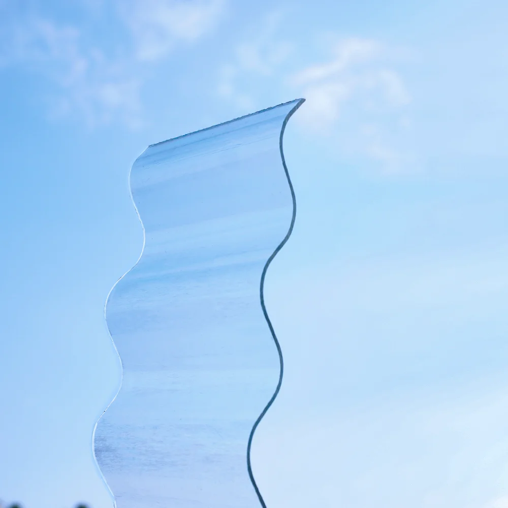 Guoweixing Corrugated Polycarbonate Anti UV Storm/Hurricane Clear 2mm Plastic Sheet for Window/Roofing Protection