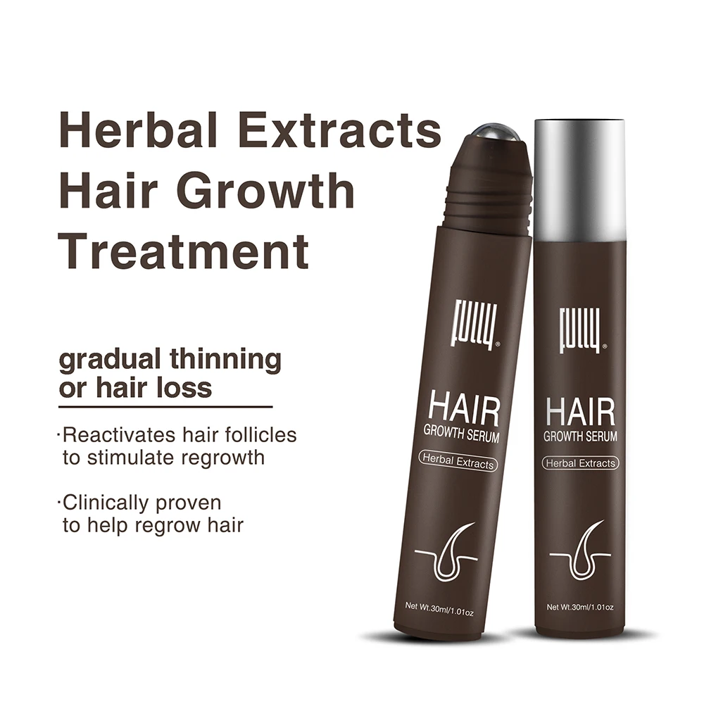 FULLY Private Label Natural Organic Anti Loss Regrowth Treatment Scalp Ginger Hair Growth Oil Serum