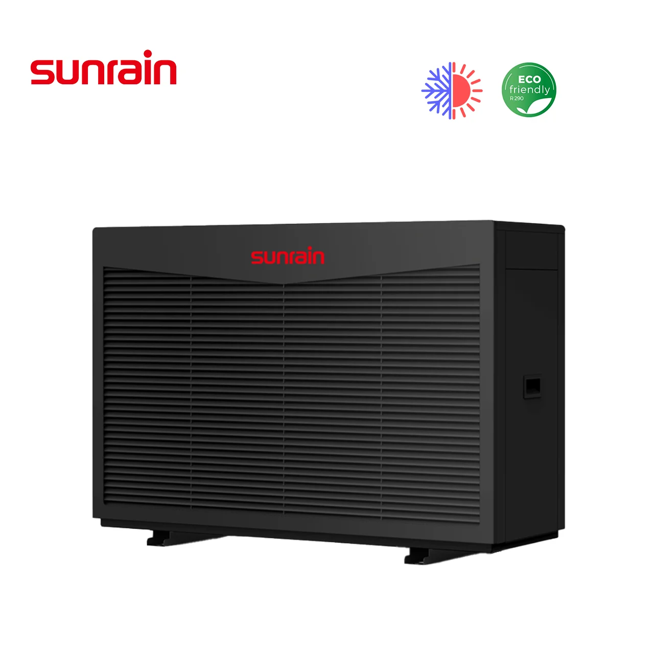Sunrain Factory R290 Air Source Full DC Inverter EVI Heating Cooling & DHW Air to Water Heater A+++ WIFI Air Monoblock Heat Pump