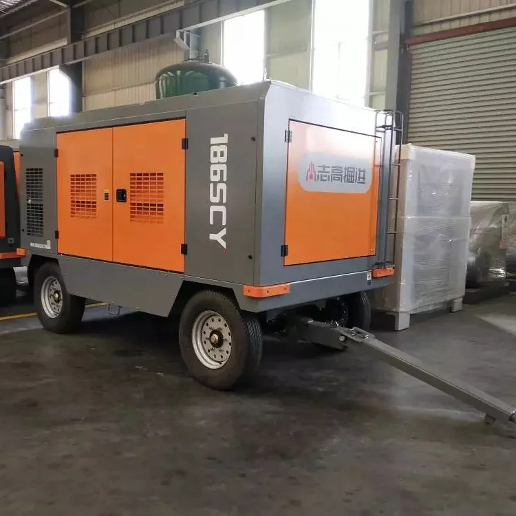 10hp смазочный скользящий дизельный двигатель портативный сверхмощный дизельный винтовой воздушный компрессор