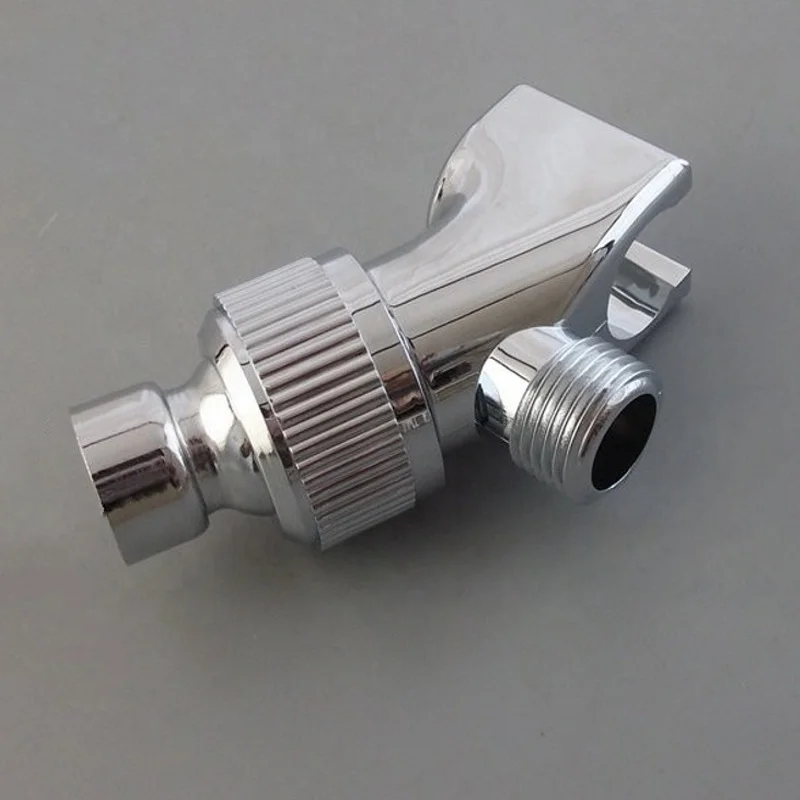 ABS Plastic Chrome Shower Holder Brass Ball Joint