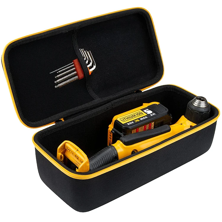 Hard Travel Case for DEWALT 20V MAX Right Angle Cordless Drill Driver DCD740C1 DCD740B