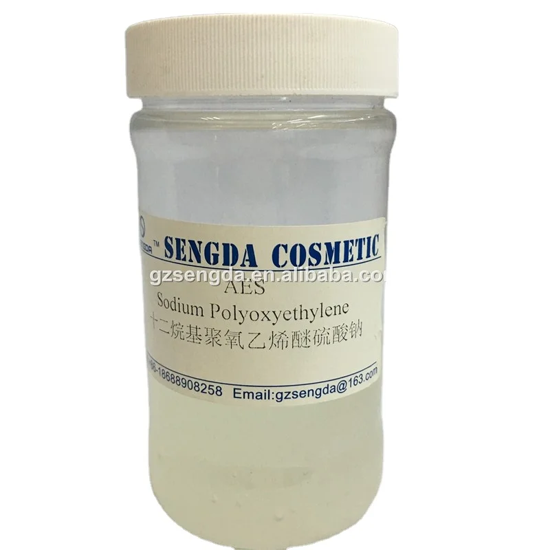Hot Sale Surfactant AES/SLES 70% Sodium Lauryl Ether Sulfate For Using Cosmetic Product