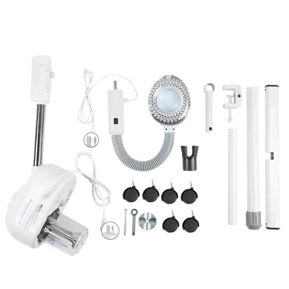 Amazon Hot Selling High Frequency 2 in 1 Ionic Ozone Professional Facial Steamer Machine with Mag Lamp