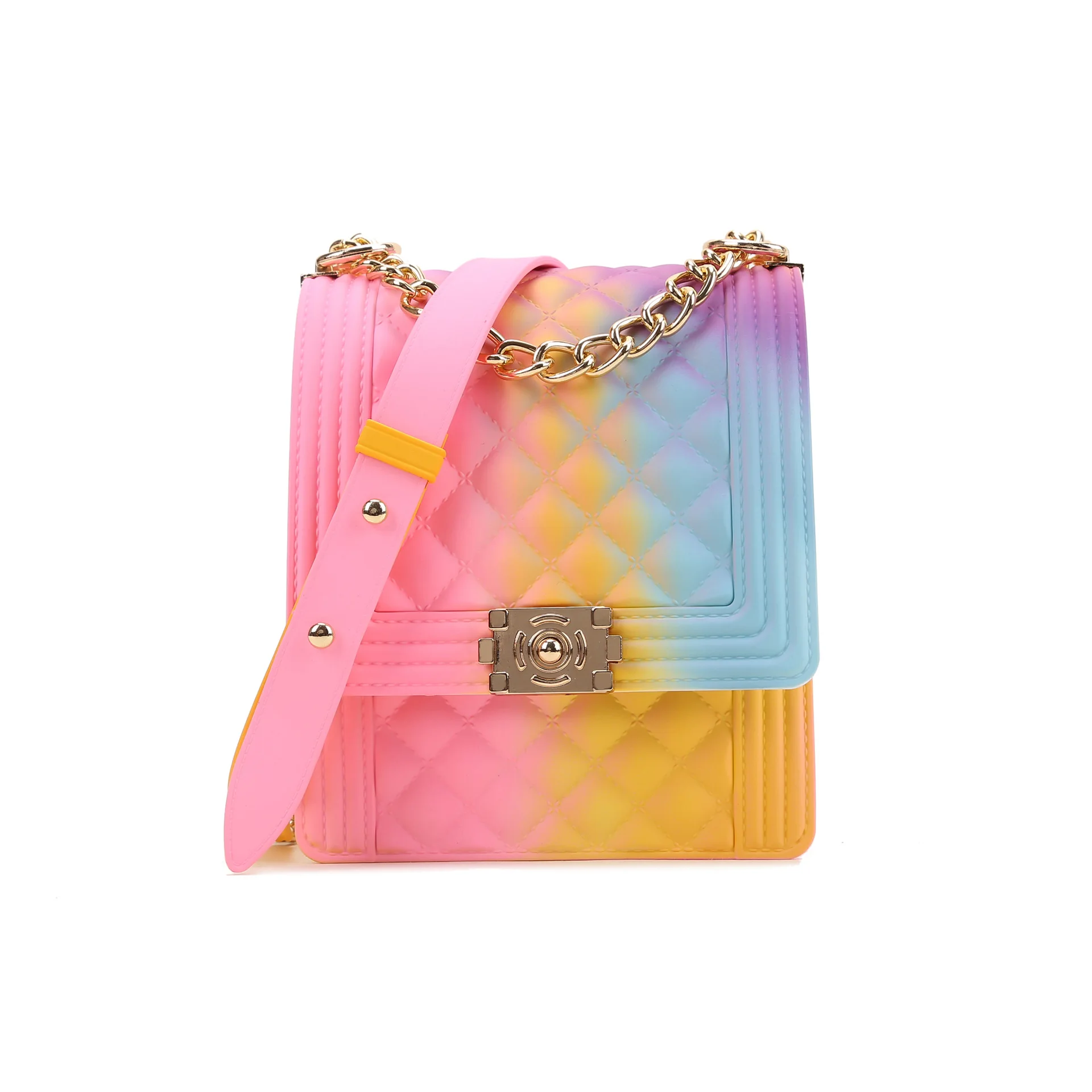 
Custom logo 2021 fashion luxury jelly bags wholesale women hand bags crossbody purse and handbags for ladies 