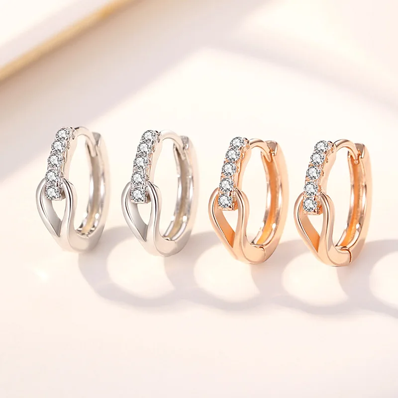 Модные циркониевые серьги оптом по индивидуальному заказу 14K 18K позолоченные кубические для женщин