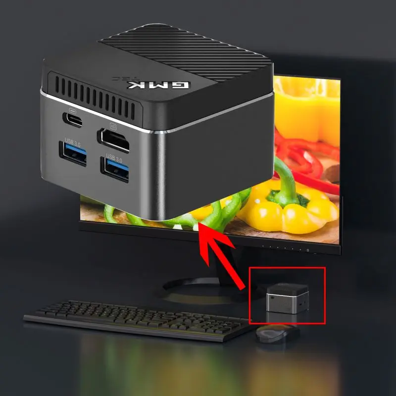 Aike Hot Sale LINUX 64 Bit Inter Core I9 I7 I5 I3 4G 8G 16G Gaming Pc Desktop Gamer Computer OEM ODM Manufacturers NUC Mini PC