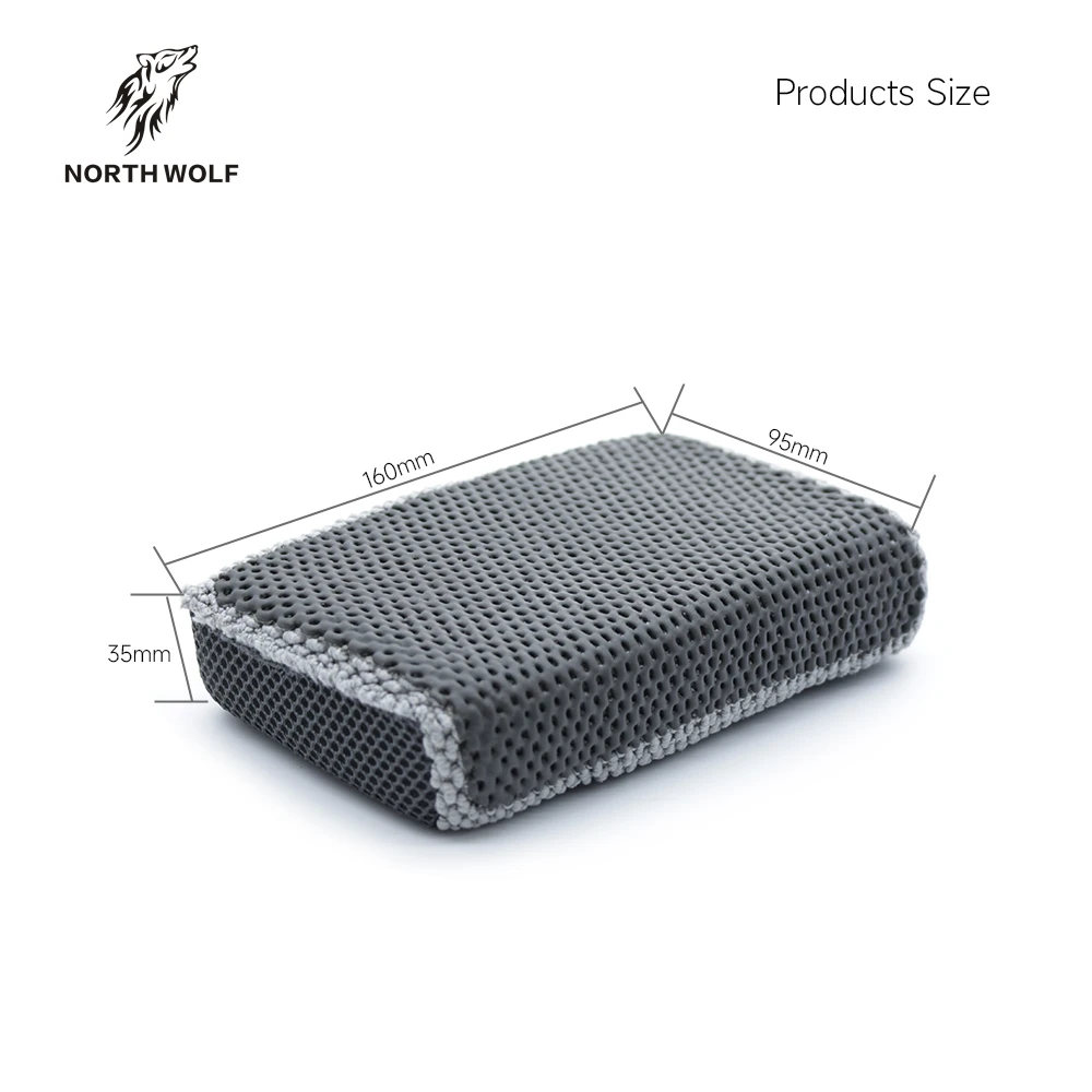 NORTH WOLF Ultra Clay Scubber Clay Bar Scrubber, Detailing Clay for Car Wash Scrubbing and Claying, Car Paint Prep