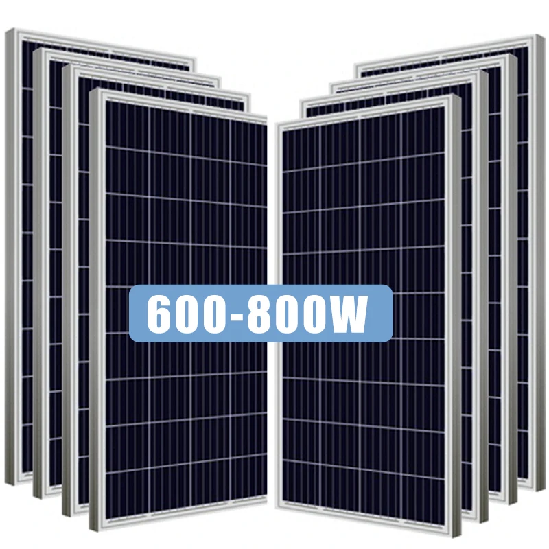 Solar Panels System Best Price 300w 400w 500w 550w 600w 800w Mono Portatil Monocrystalline Solar Panels
