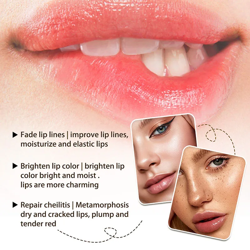 Wholesale Coconut Lip Mask Sheet Moisturizing Repair Plump Red Mouth Crystal Collagen Lip Mask