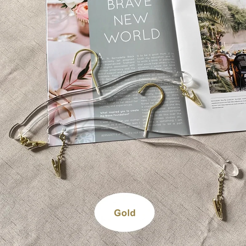 BST New Underwear Acrylic Hanger Seamless Non-Slip Display Hanger Clothing Store Bra Hanger