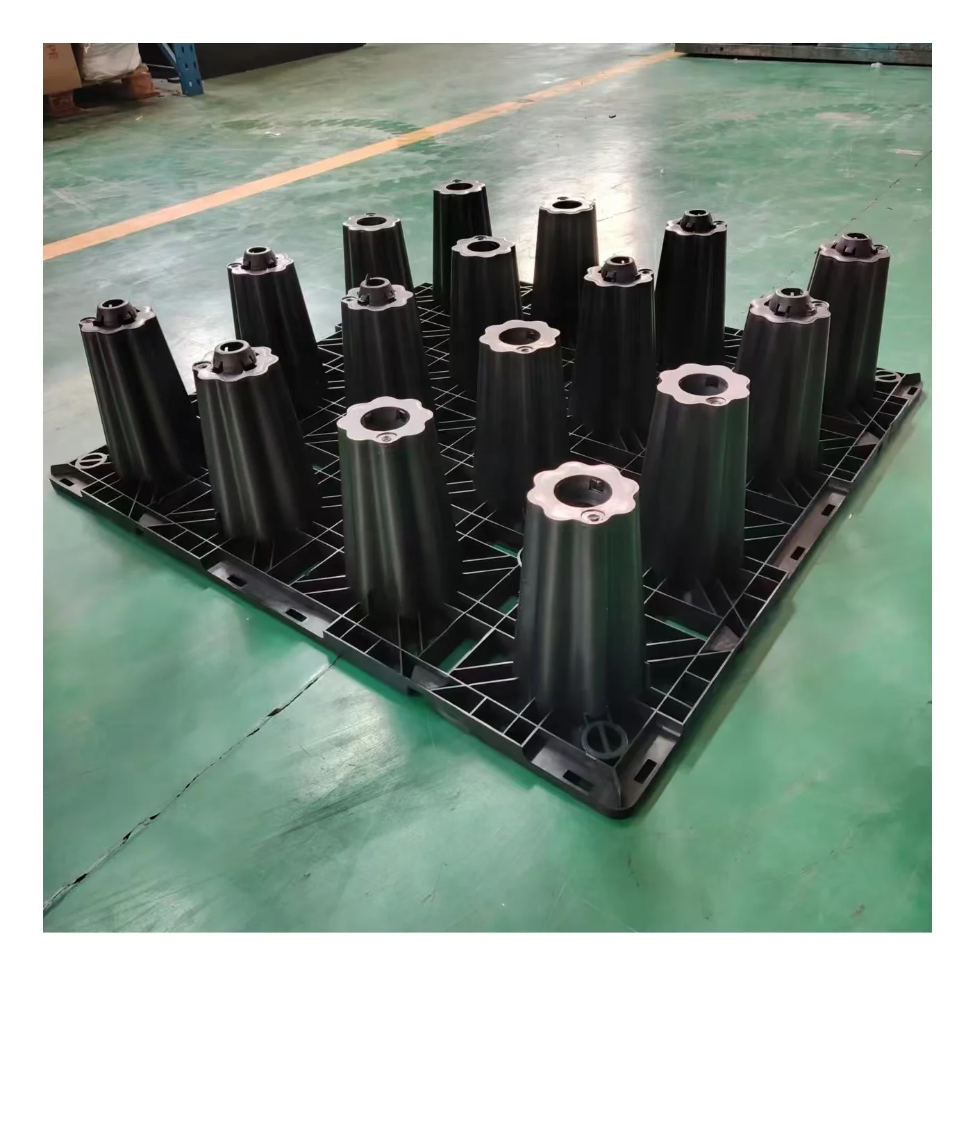 Interlocking underground stormwater attenuation tank system for residential house car parks flood mitigation