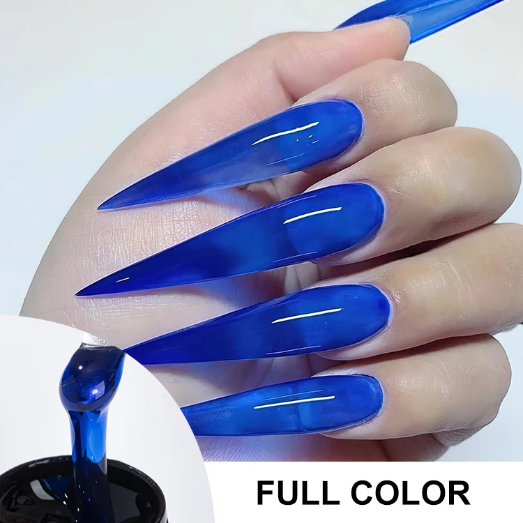 Jelly Building Gel Extension UV LED 15-colours ground Opal glass Amber Glaze Color Nail Gel Polish