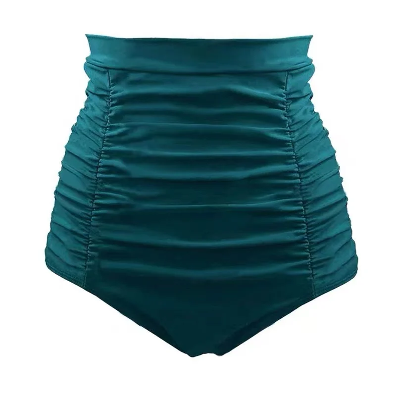 Minimalist Tummy Control Beach Brief Womens Bikini Brief in Turquoise Swimwear & Beachwear Swim Suit Bikini Set and Brief