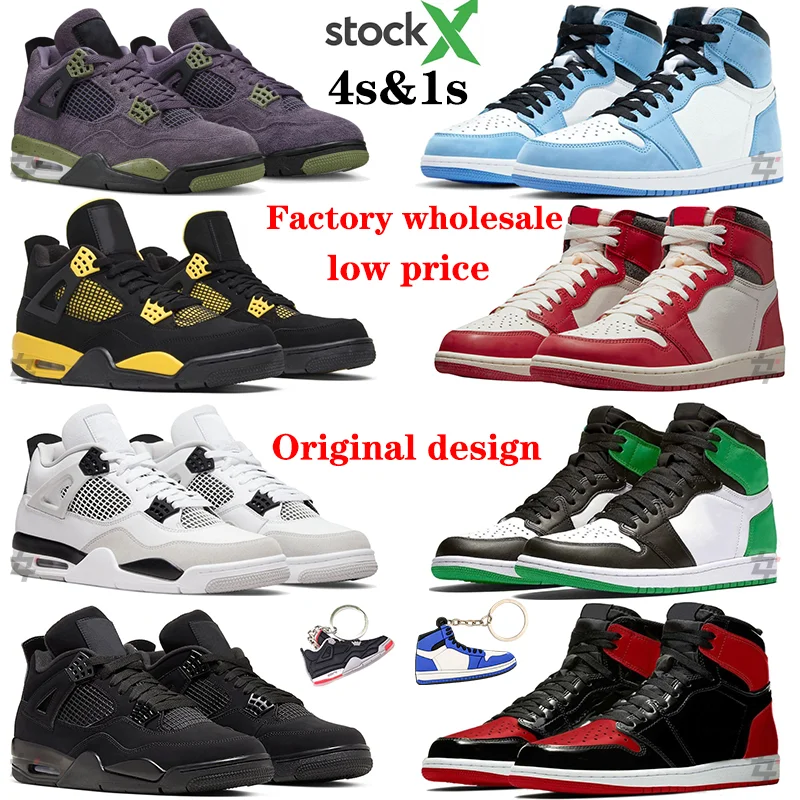 2023 Newest In Stock High retro OG Quality retro wholesale Price Bred Patent Red Thunder Black Cat Casual Shoes