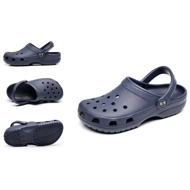 Custom Luxury Famous Designer Summer Beach Slides Sandals Outdoor EVA Croc Slippers for Men