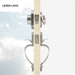 Gate door  gripset door Handleset  Zinc Alloy Style Door Hardware  American USA style lock handle